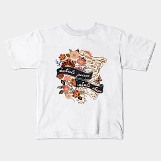 Inhale Peace, Exhale Chaos Kids T-Shirt